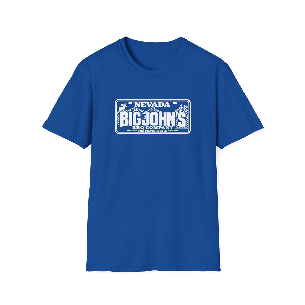 Big John's BBQ Company T-Shirt — Vintage Silver State BBQ Logo