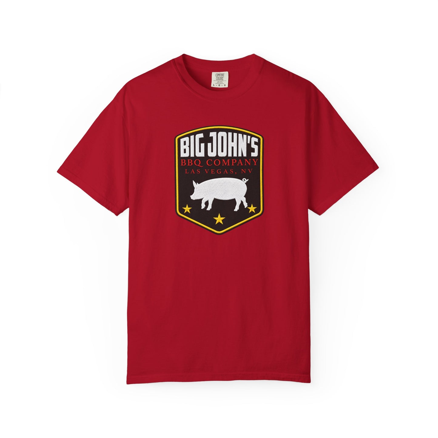 Big John’s BBQ Pig Logo T-Shirt