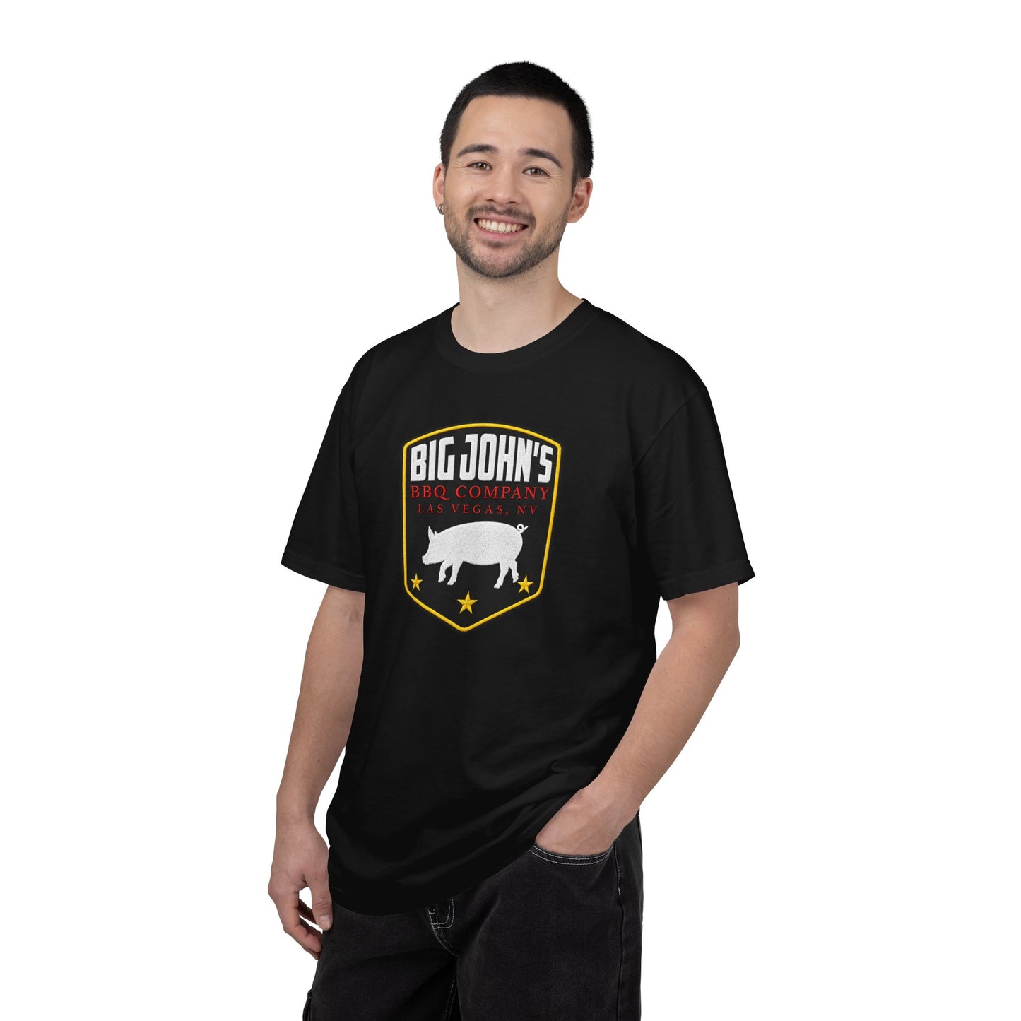 Big John’s BBQ Pig Logo T-Shirt