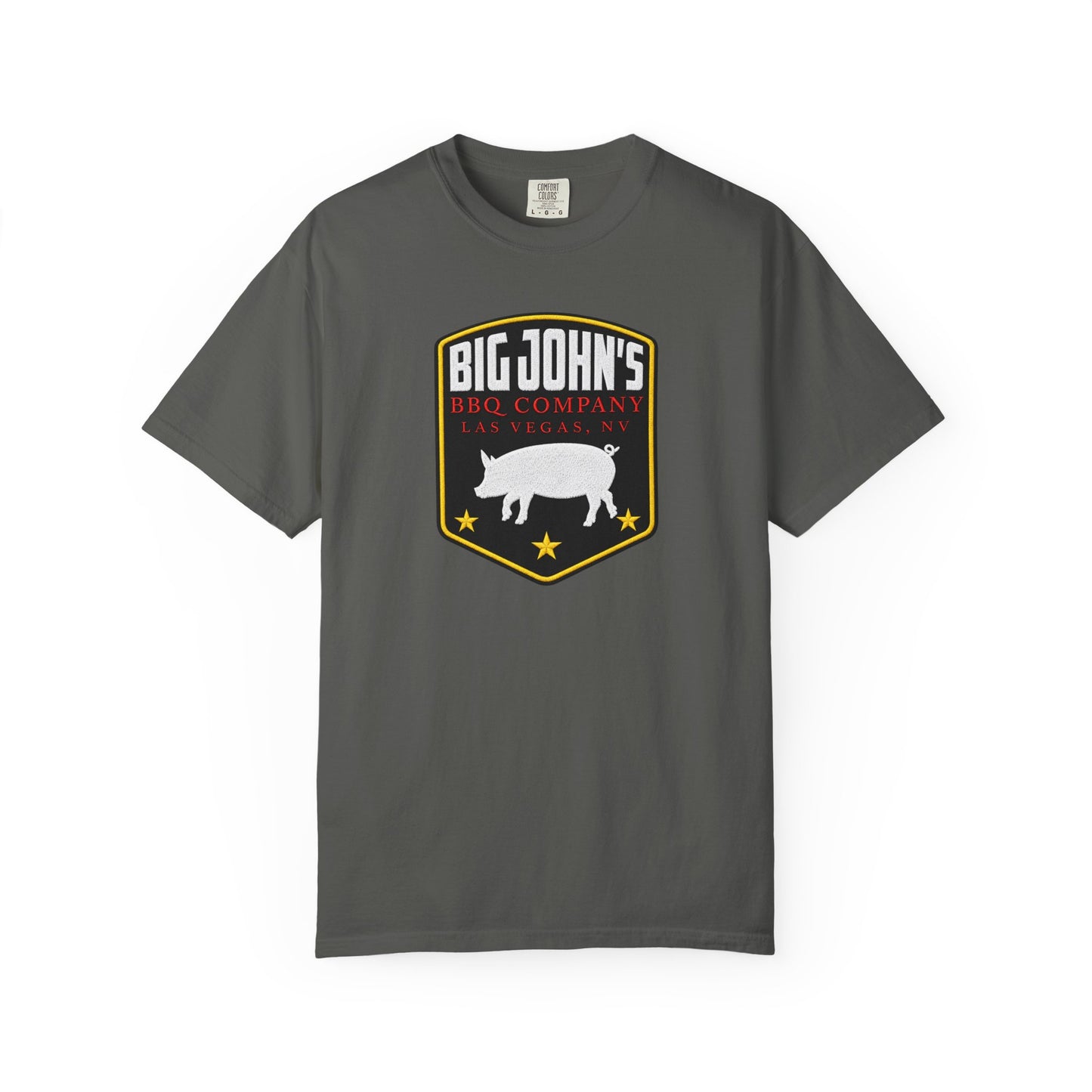 Big John’s BBQ Pig Logo T-Shirt