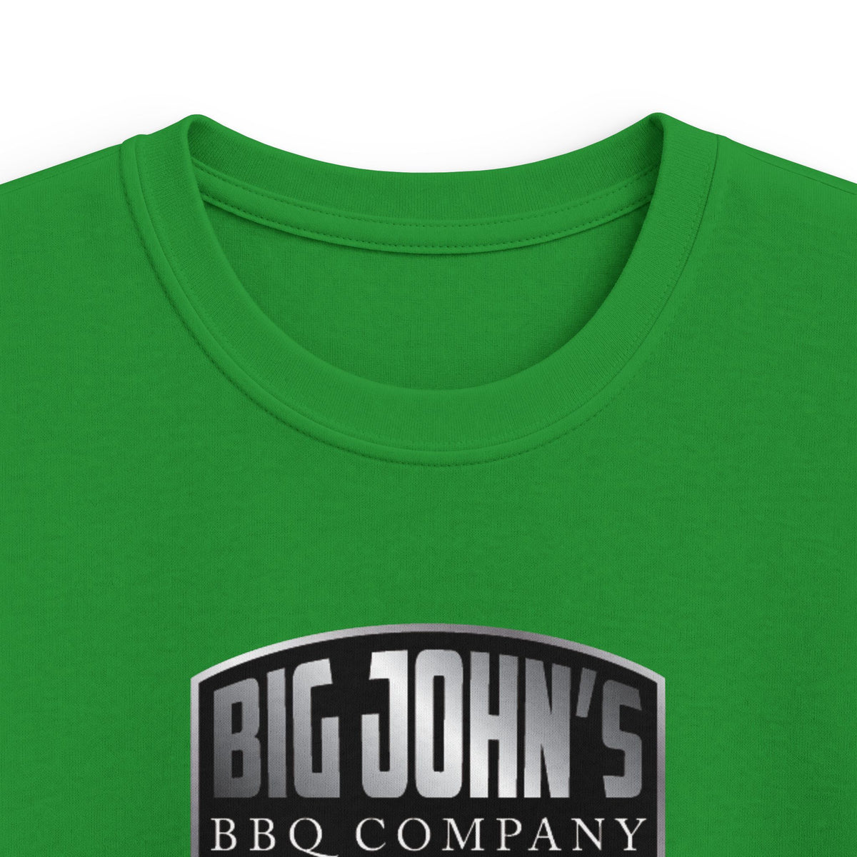Kids Tee — "Big John's BBQ Company" Logo Shirt (Children's Barbecue Tee)