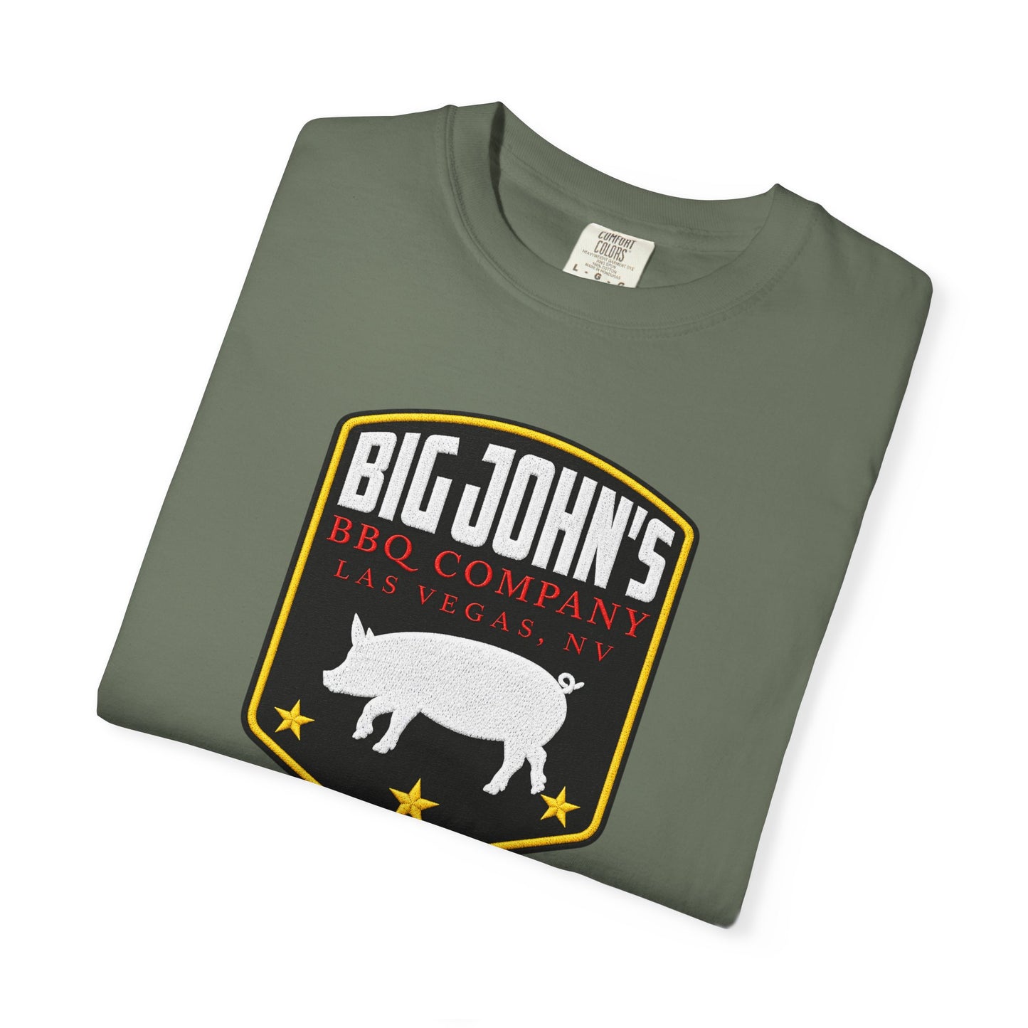 Big John’s BBQ Pig Logo T-Shirt