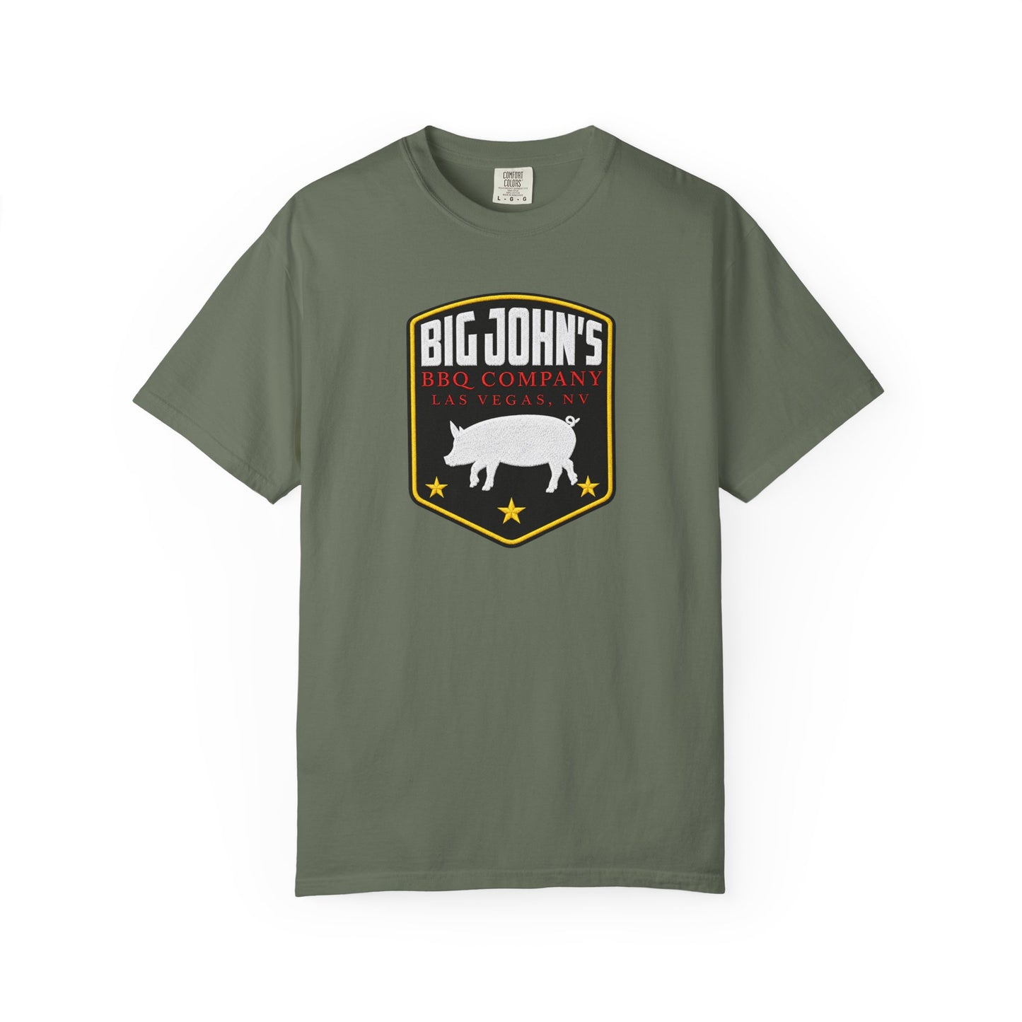 Big John’s BBQ Pig Logo T-Shirt