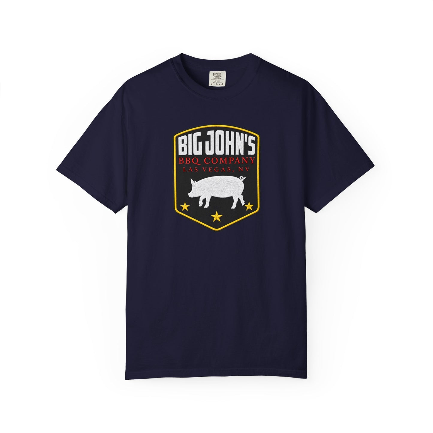 Big John’s BBQ Pig Logo T-Shirt