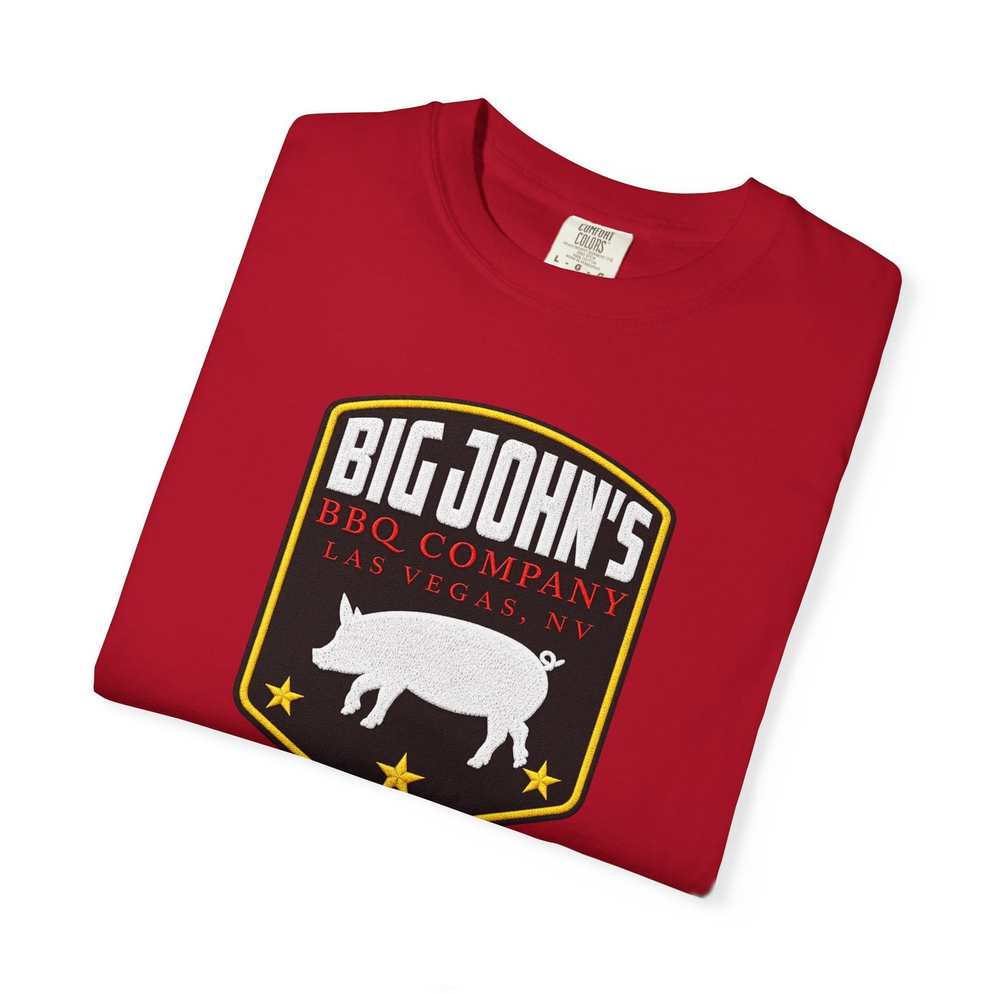 Big John’s BBQ Pig Logo T-Shirt