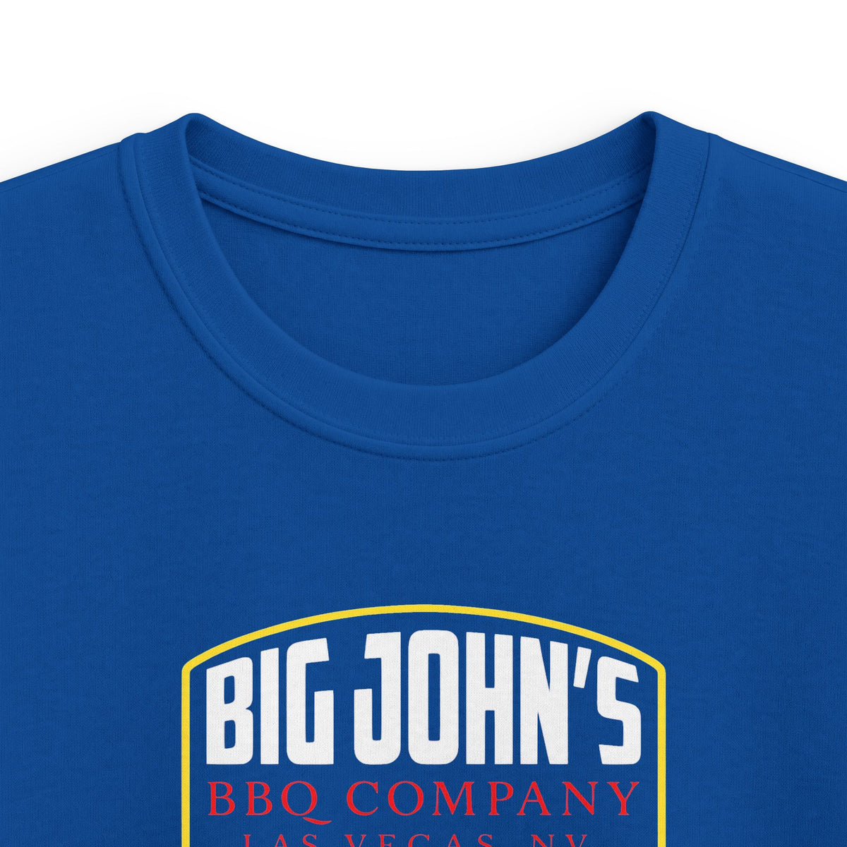 Kids Tee — "Big John's BBQ Company" Logo Shirt (Children's Barbecue Tee)