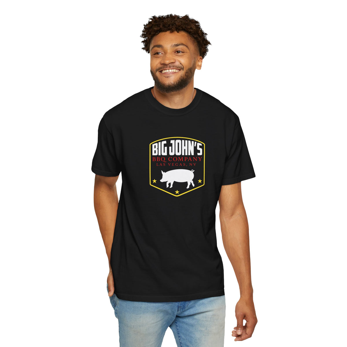 Big John’s BBQ Pig Logo T-Shirt