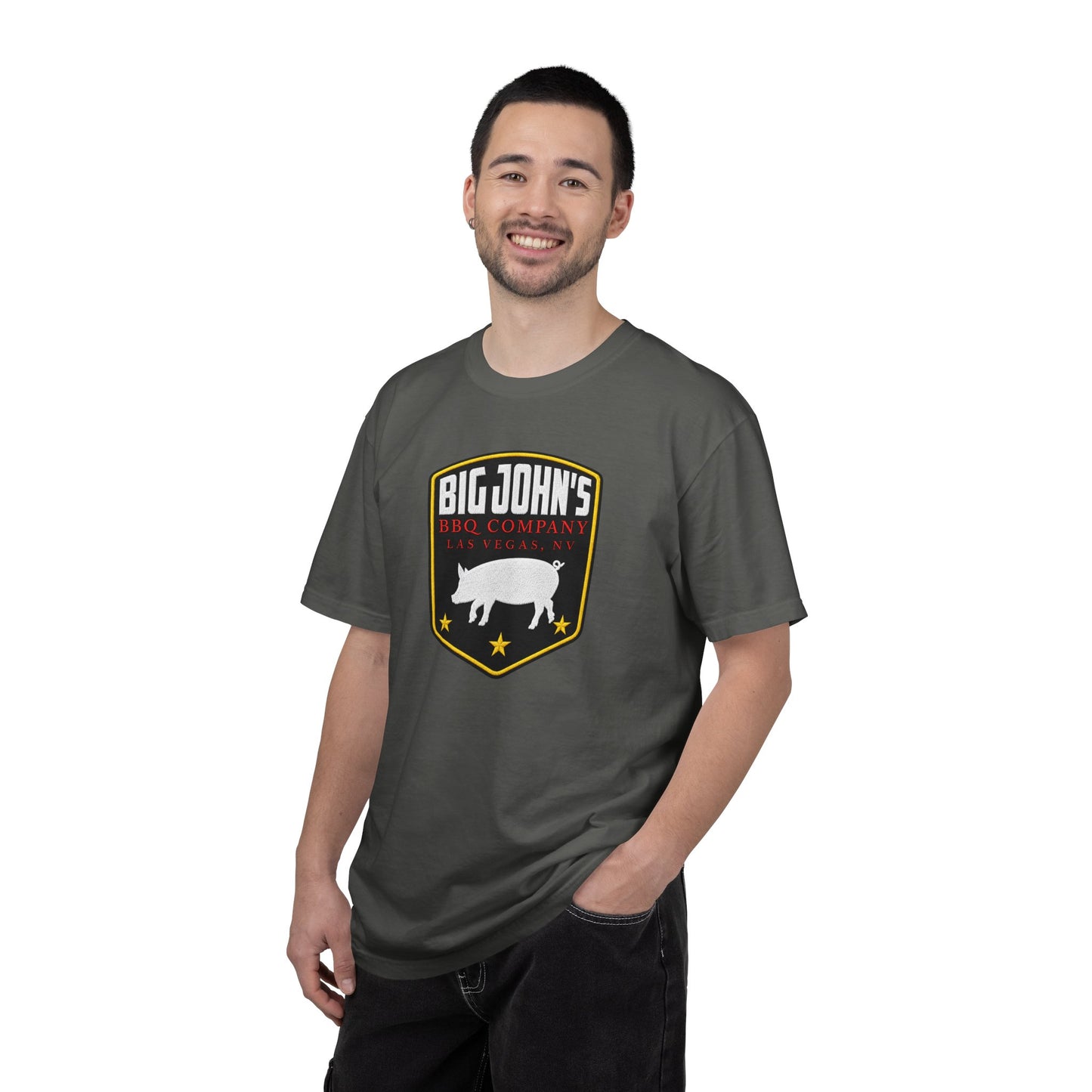 Big John’s BBQ Pig Logo T-Shirt