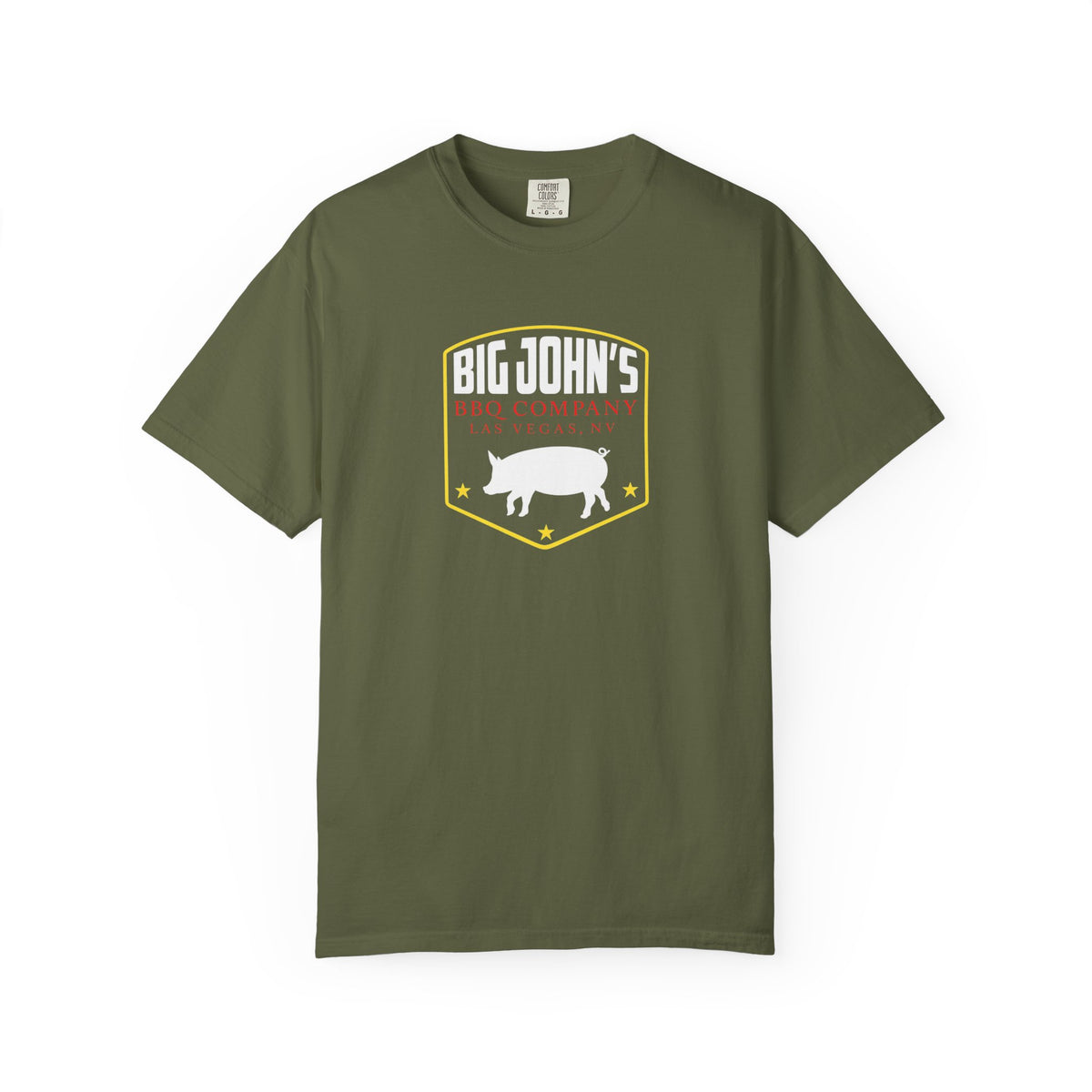 Big John’s BBQ Pig Logo T-Shirt