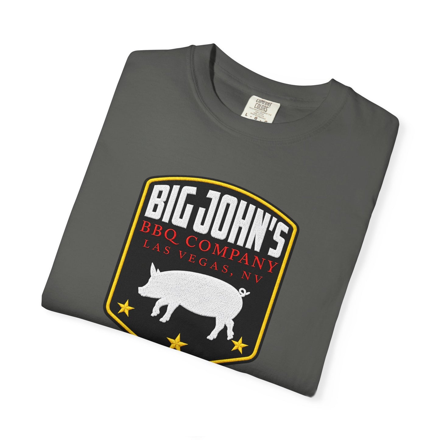 Big John’s BBQ Pig Logo T-Shirt