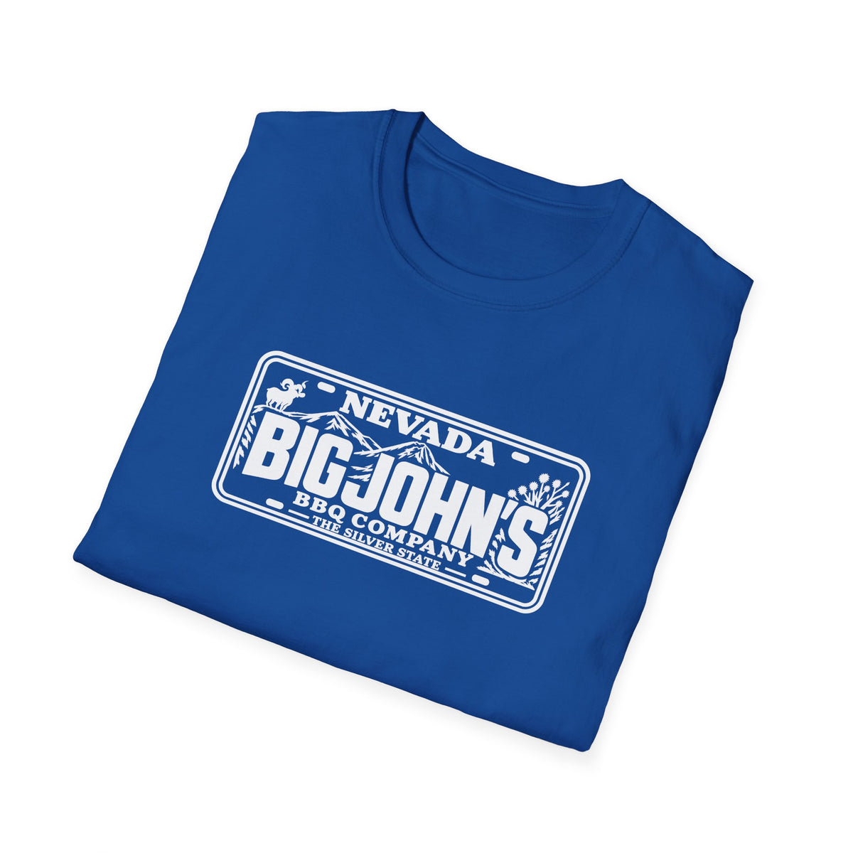 Big John's BBQ Company T-Shirt — Vintage Silver State BBQ Logo