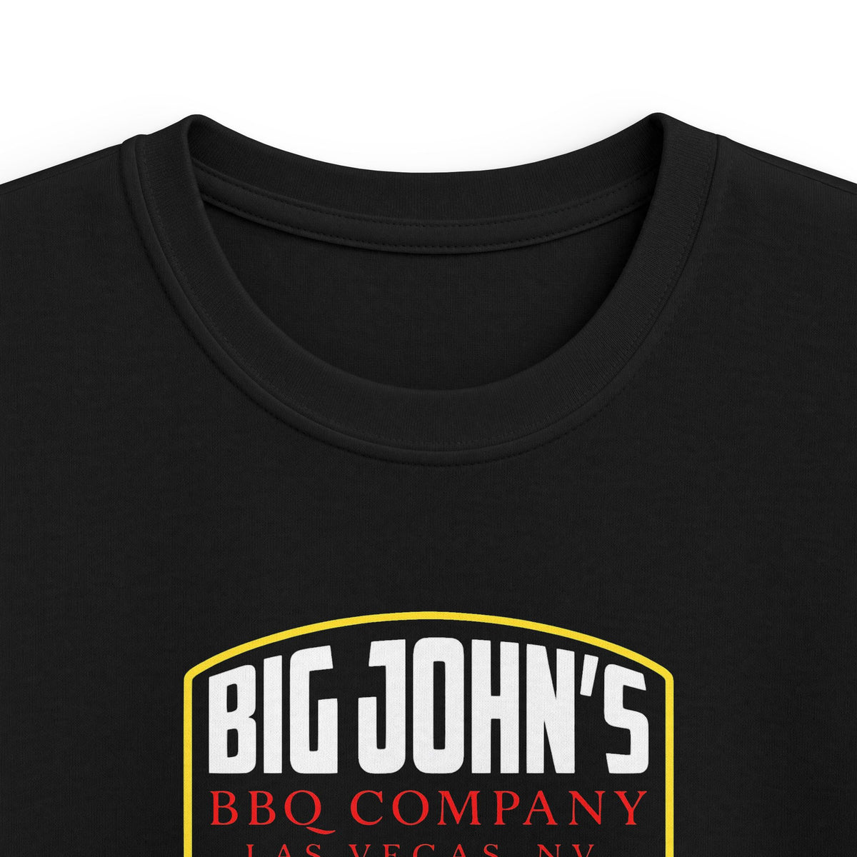 Kids Tee — "Big John's BBQ Company" Logo Shirt (Children's Barbecue Tee)