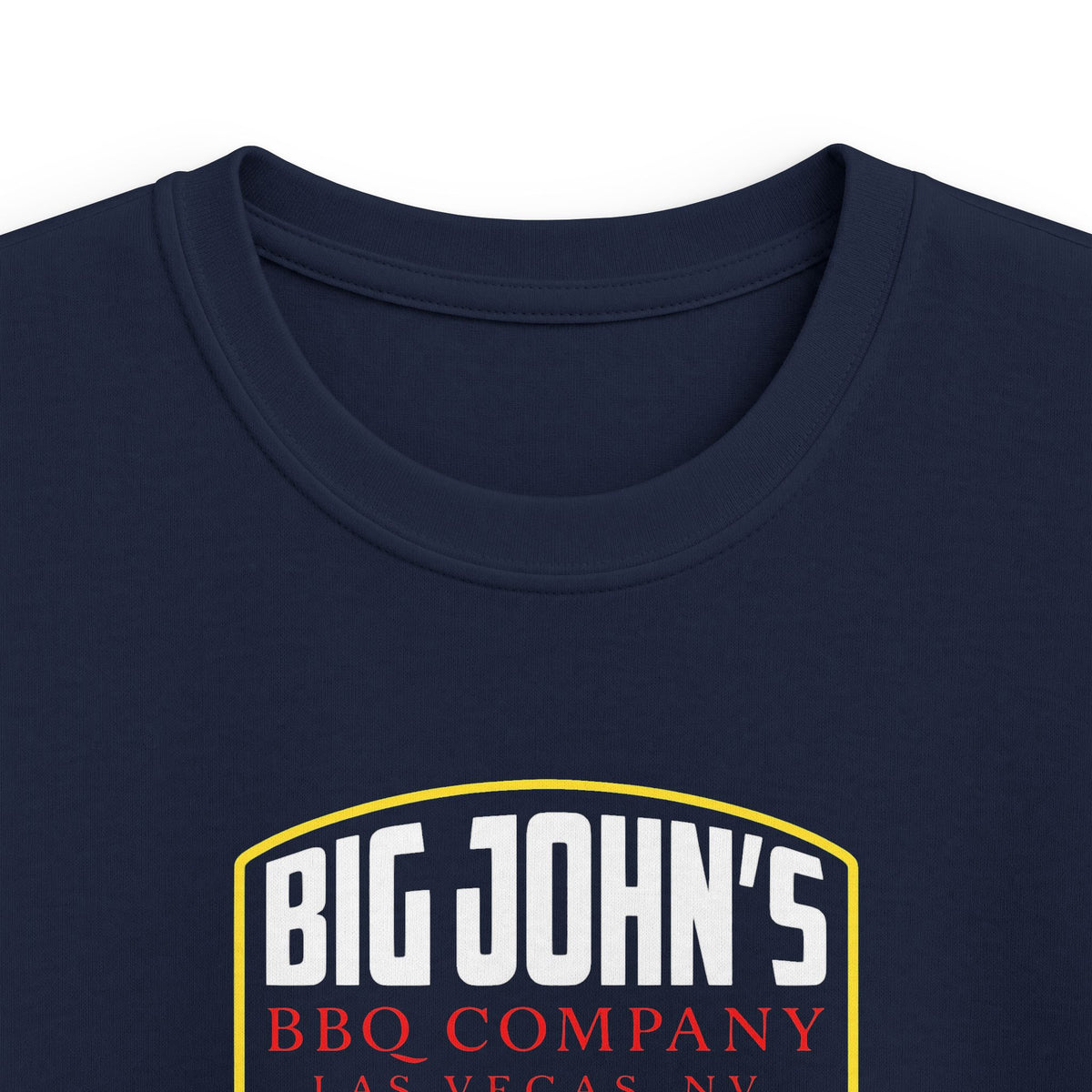 Kids Tee — "Big John's BBQ Company" Logo Shirt (Children's Barbecue Tee)